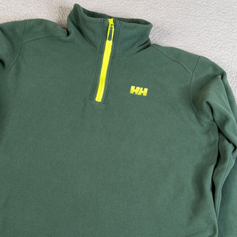 HELLY HANSEN Pullover Mens M 1/4 Zip Performance Polartec‎ Shirt Sweater Stretch